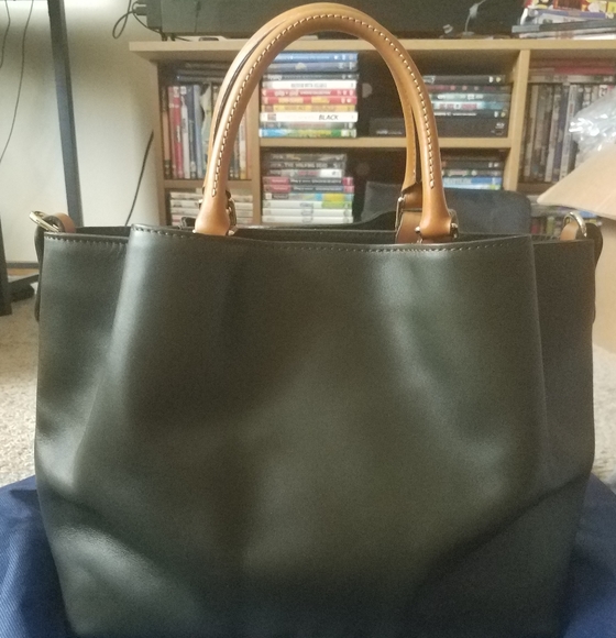 Dooney and Bourke Florentine Forest green City Large Barlow - Picture 2 of 8